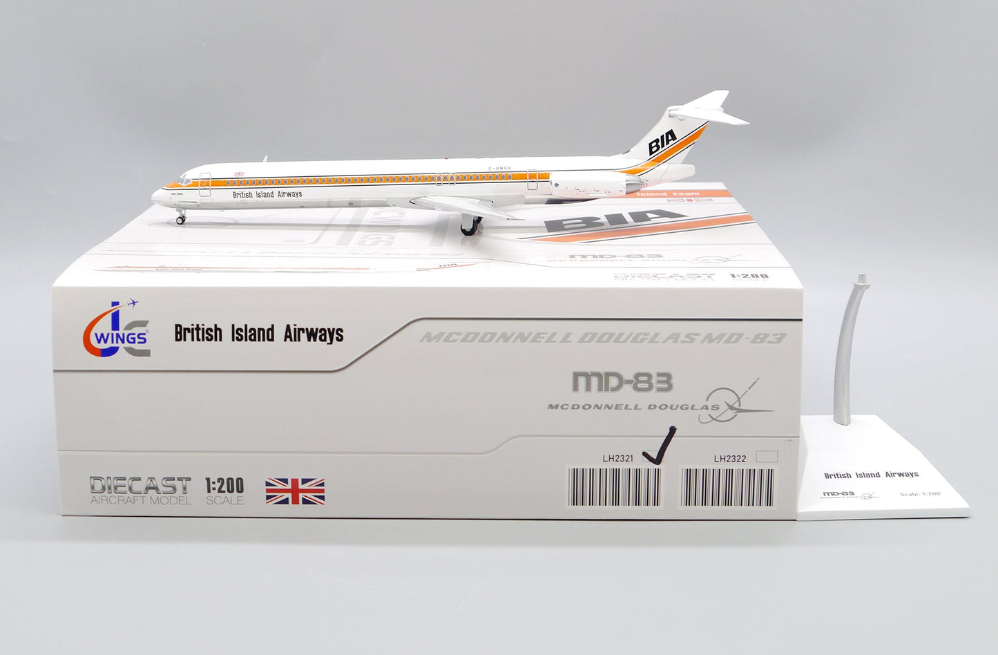 1/200 British Island Airways MD83 (GBNSB)