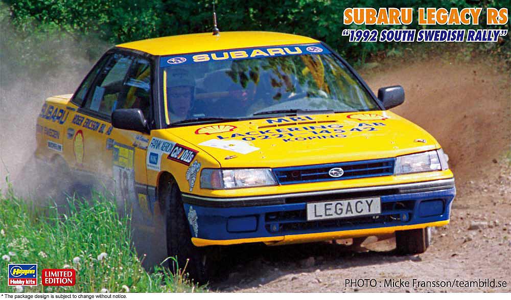 1/24 SUBARU LEGACY RS 1992 SOUTH SWEDISH RALLY
