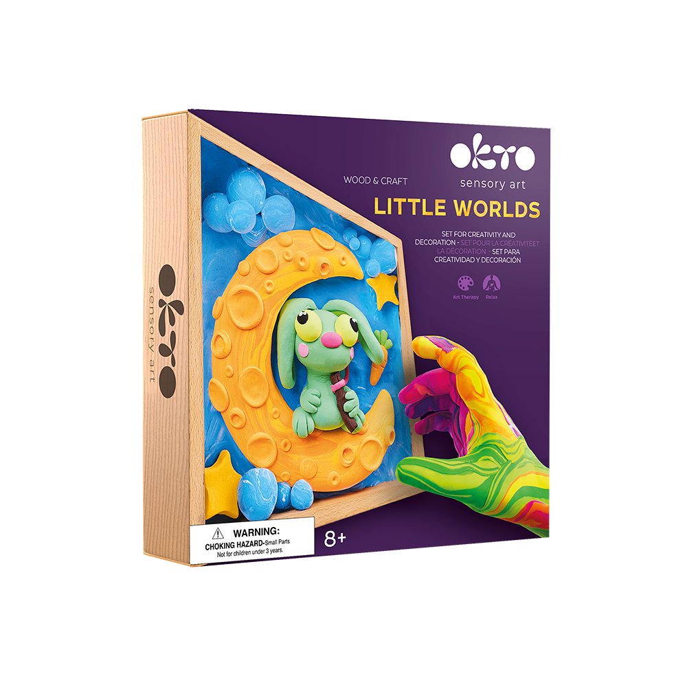 Wood&Craft DIY Little Worlds 21x21cm - Bunny Moon