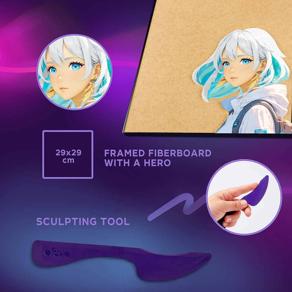 DIY 3D Painting Manga 30x40cm - Air