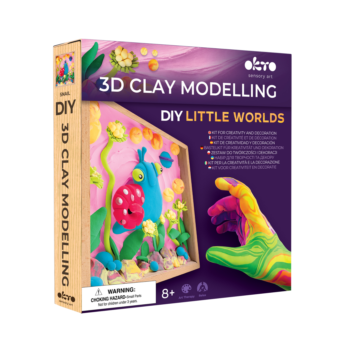 image1_Wood&Craft DIY Little Worlds 21x21cm - Snail