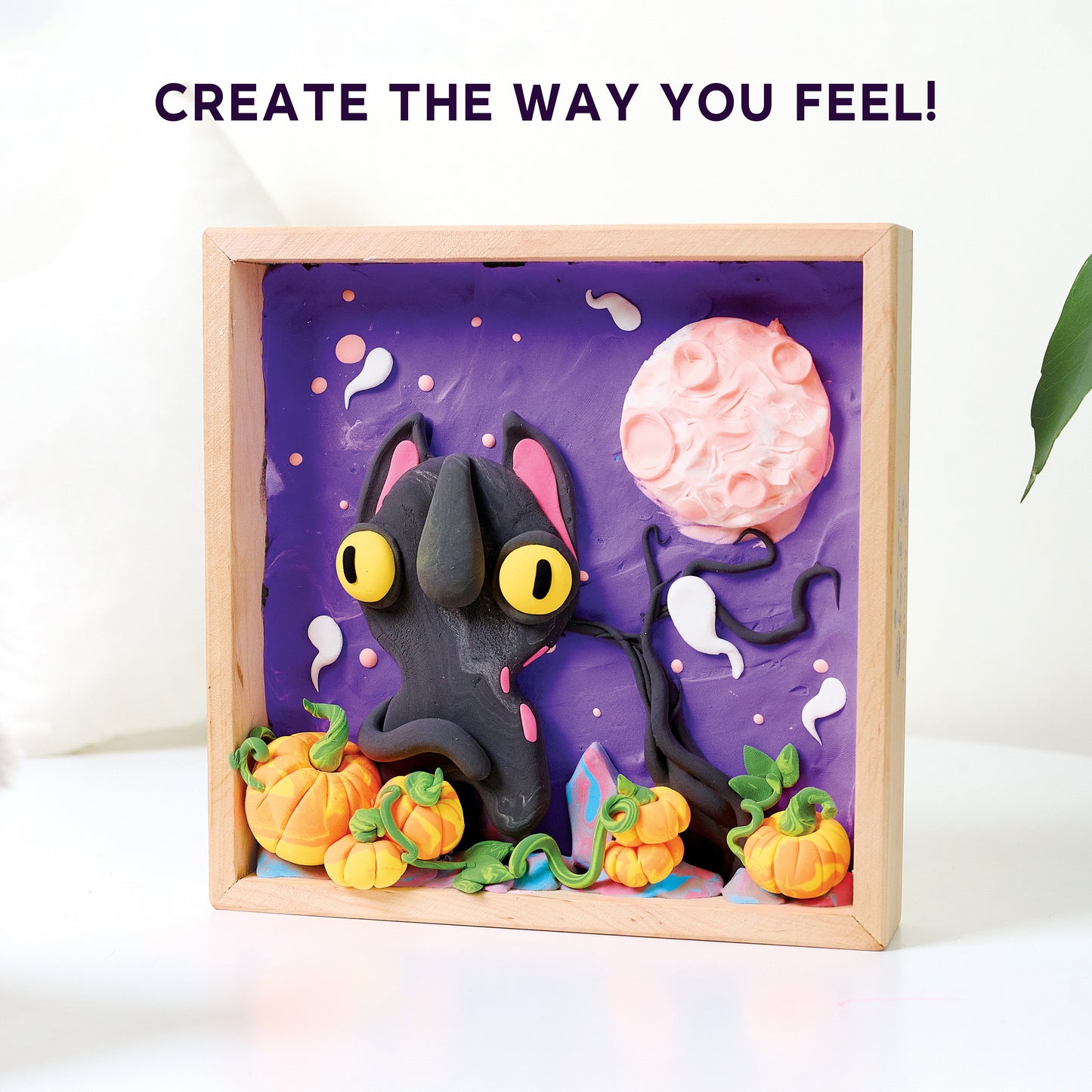 image4_Wood&Craft DIY Little Worlds 21x21cm - Ghost Cat