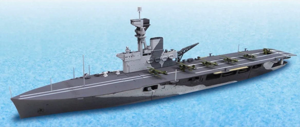 1/700 BRITISH AIRCRAFT CARRIER HMS HERMES BATTLE OF CEYLON SEA