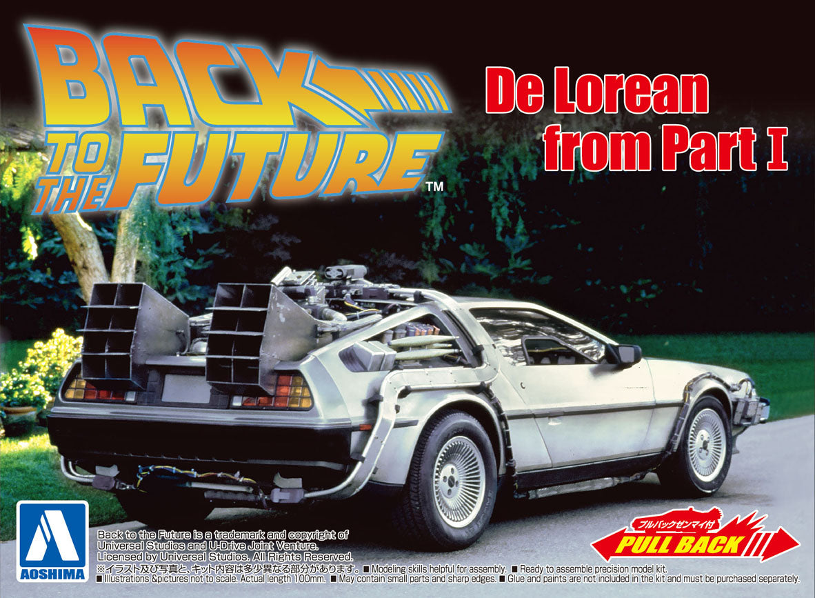 1/43 Pullback BACK TO THE FUTURE from PART I Timemachine