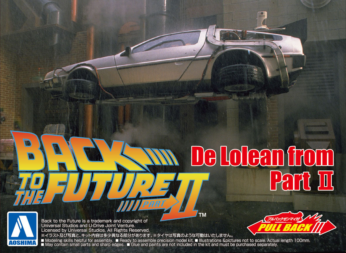 1/43 Pullback BACK TO THE FUTURE from PART II Timemachine
