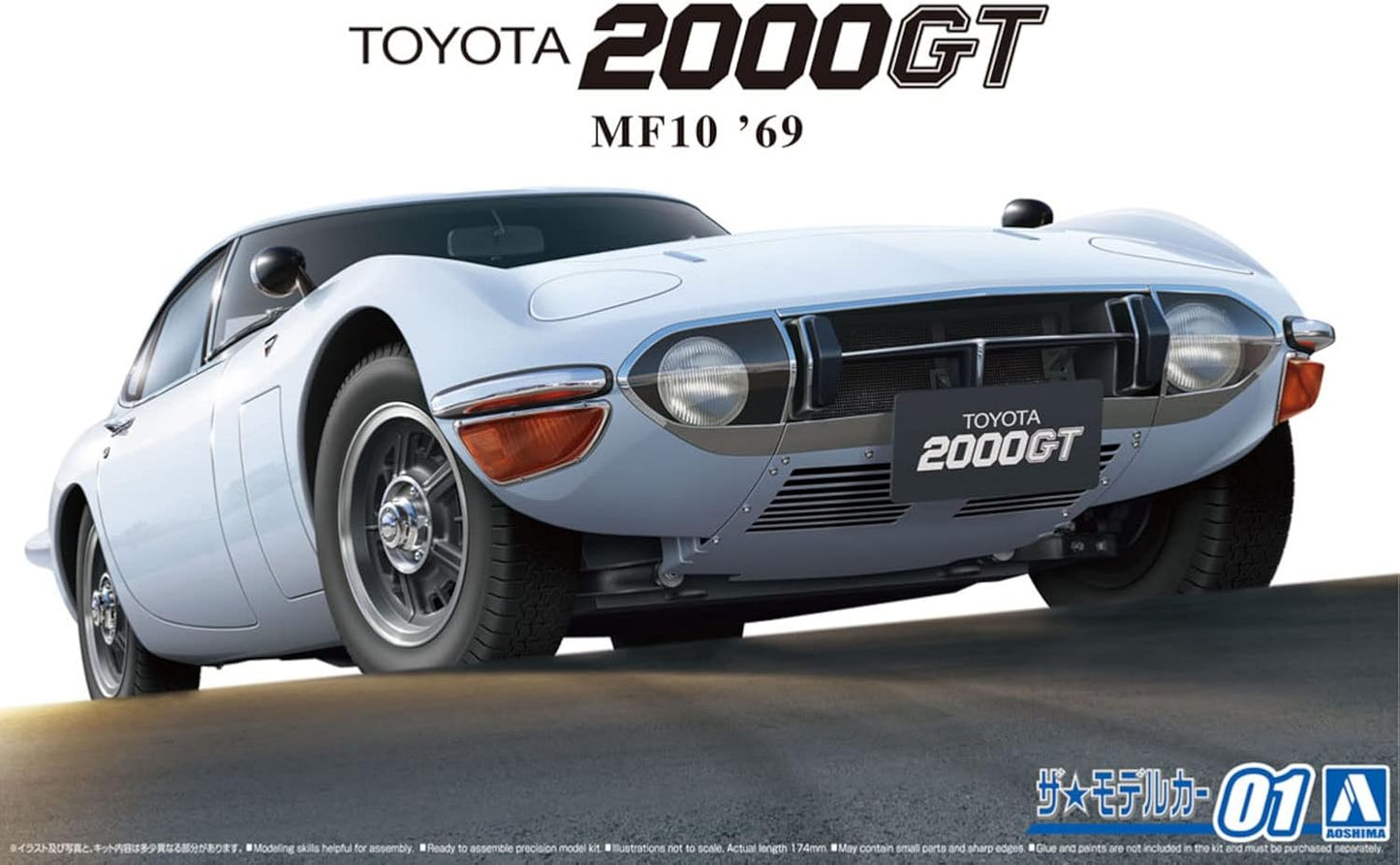 1/24 TOYOTA MF10 2000GT '69