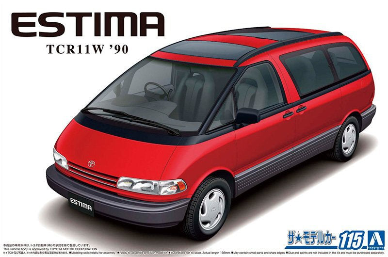 1/24 TOYOTA TCR11W ESTIMA TWIN MOON ROOF '90