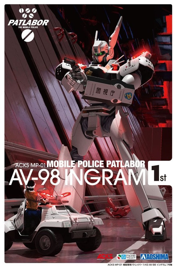 1/43 Mobile Police Patlabor AV-98 Ingram Unit 1