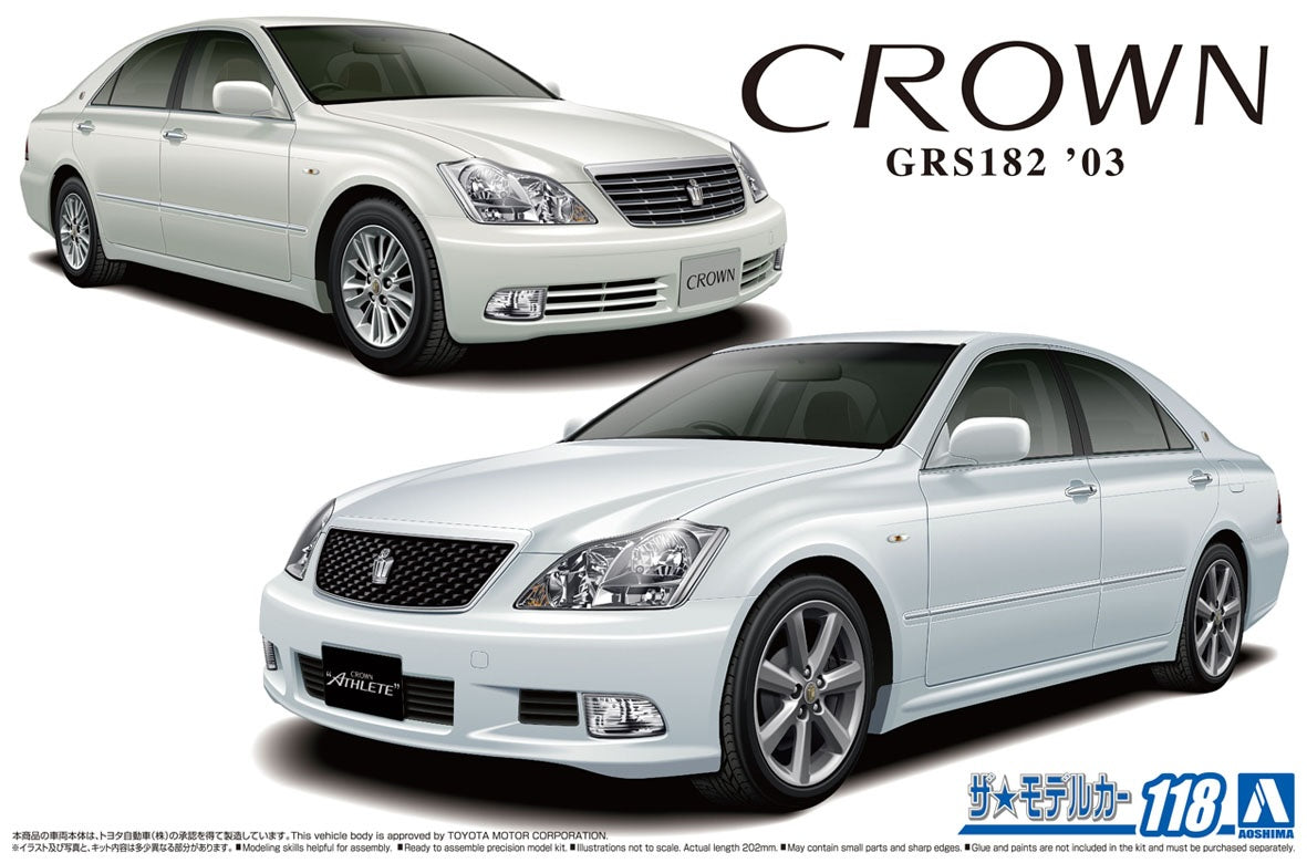 1/24 TOYOTA GRS182 CROWN Royal Saloon G/ATHLETE G '03