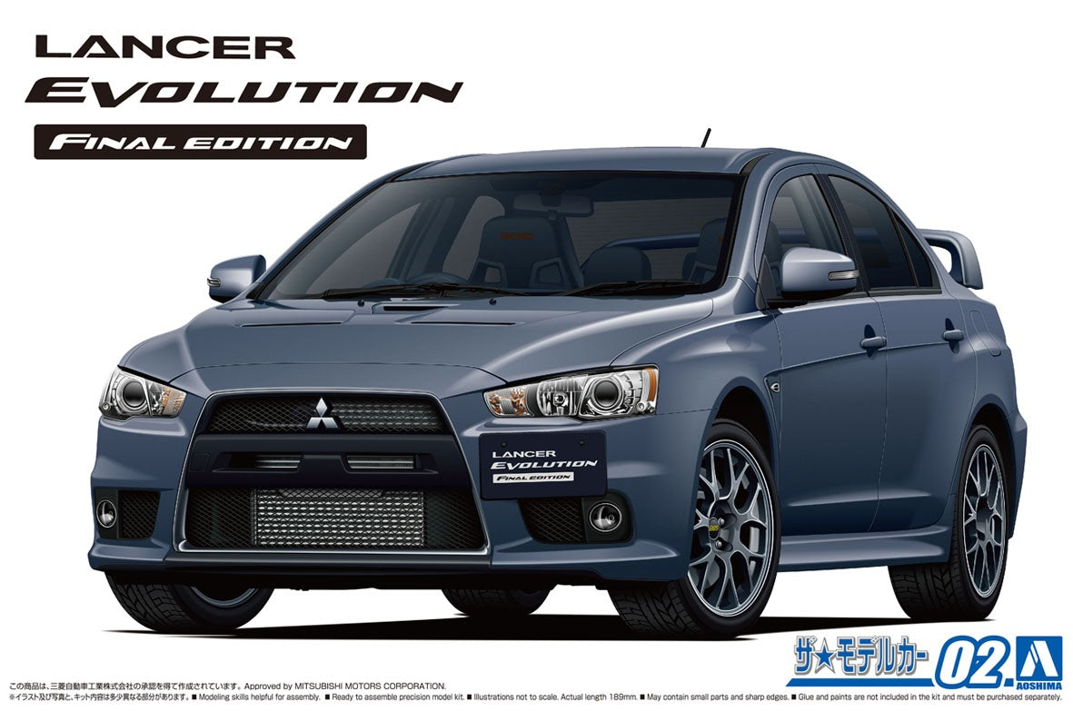 1/24 MITSUBISHI CZ4A LANCER EVOLUTION X FINAL EDITION '15