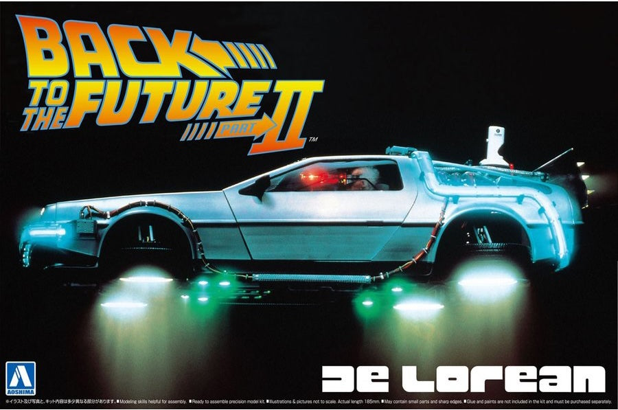 1/24 BACK TO THE FUTURE DELOREAN from PART II