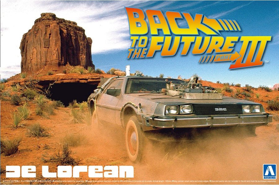1/24 BACK TO THE FUTURE DELOREAN from PART III and RAILROAD Ver.
