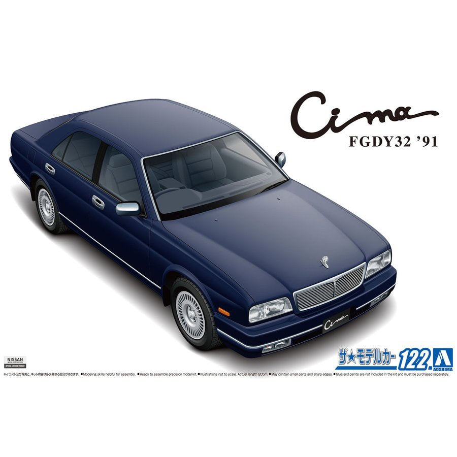 1/24 NISSAN Y32 CIMA Type III LIMITED L AV '91