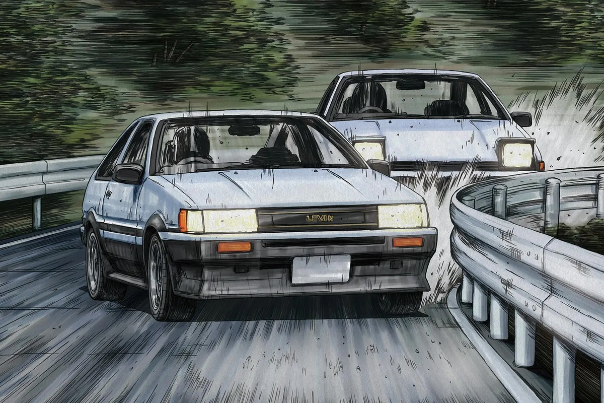 1/24 INITIAL-D AKIYAMA WATARU TOYOTA AE86 LEVIN
