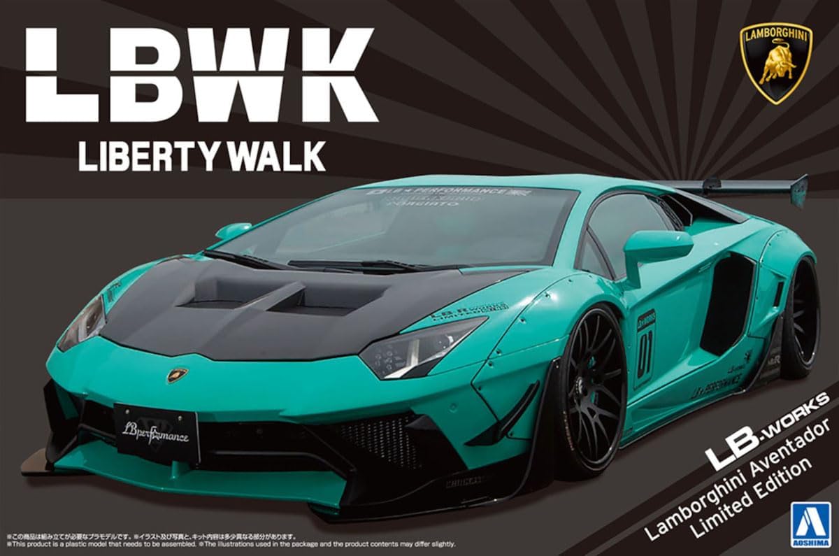 1/24 LB WORKS LAMBORGHINI AVENTADOR Limited Edition Ver.2
