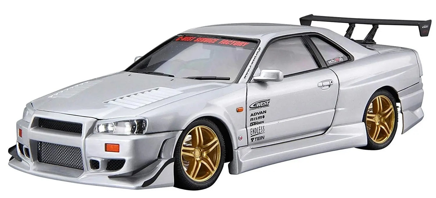 1/24 C-WEST NISSAN BNR34 SKYLINE GT-R '02
