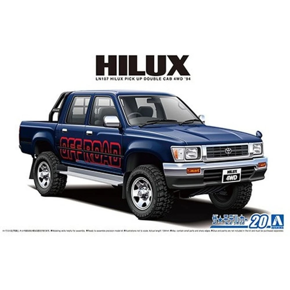 1/24 TOYOTA LN107 HILUX PICK UP DOUBLE CAB 4WD '94