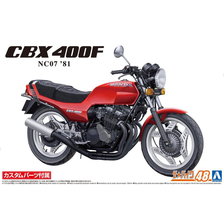 1/12 HONDA NC07 CBX400F MONZA RED '81