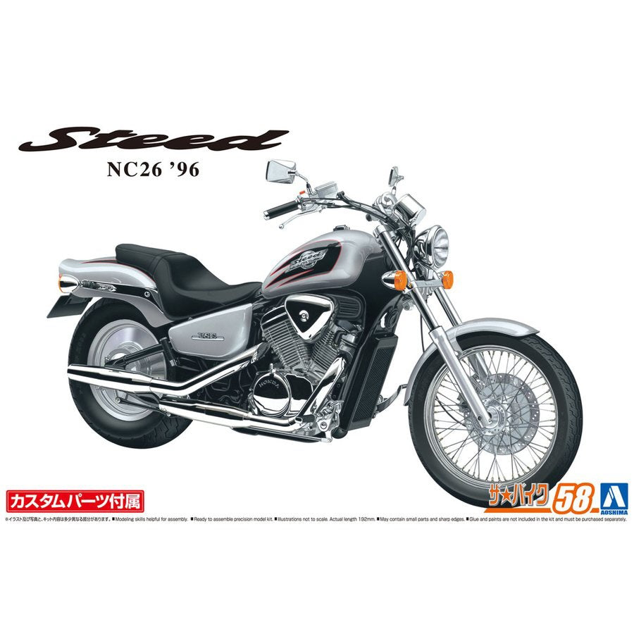 1/12 HONDA NC26 STEED VSE '96 WITH COSTOM PARTS