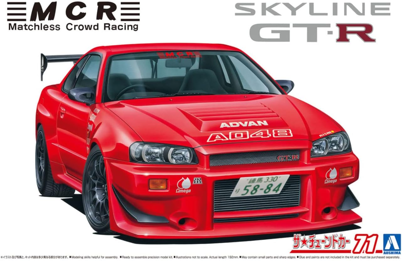 1/24 MCR BNR34 NISSAN SKYLINE GT-R '02