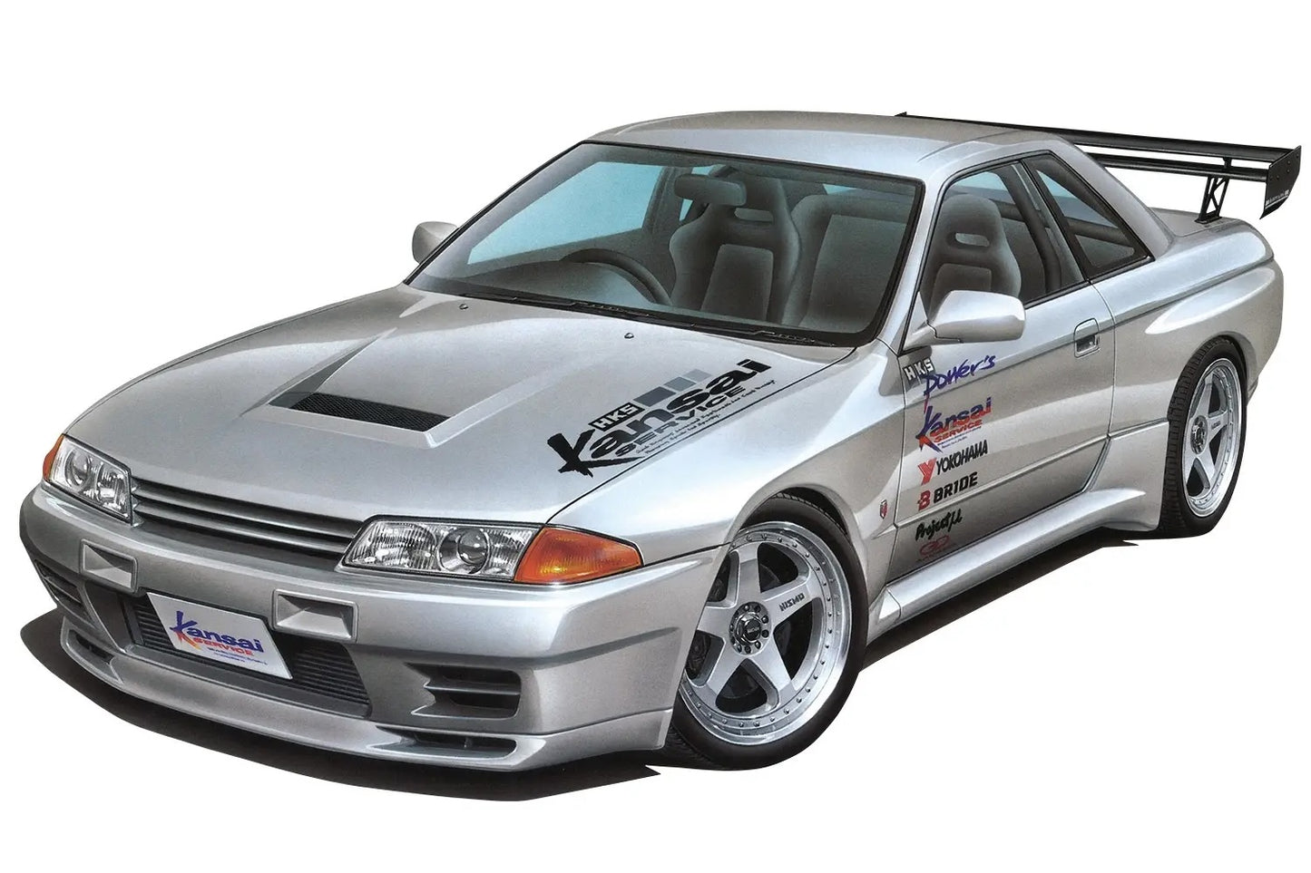 1/24 HKS Kansai NISSAN BNR32 SKYLINEGT-R '90