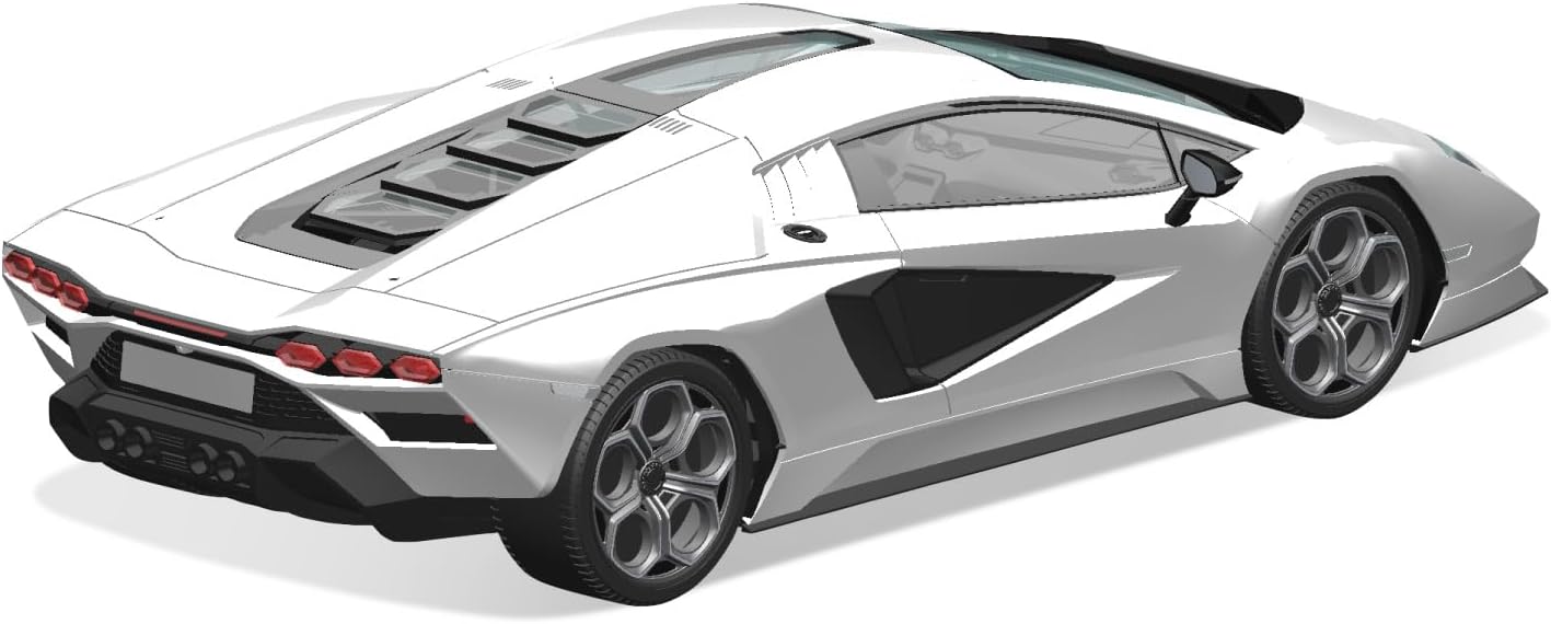 1/32 SNAP LAMBORGHINI Countach LPI 800-4 (White)