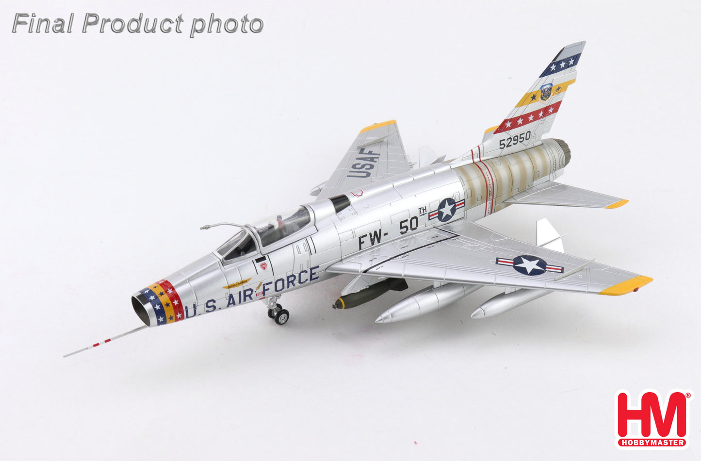 1/72 F-100D Super Sabre 55-2950 81st TFS 50th TFW France 1958