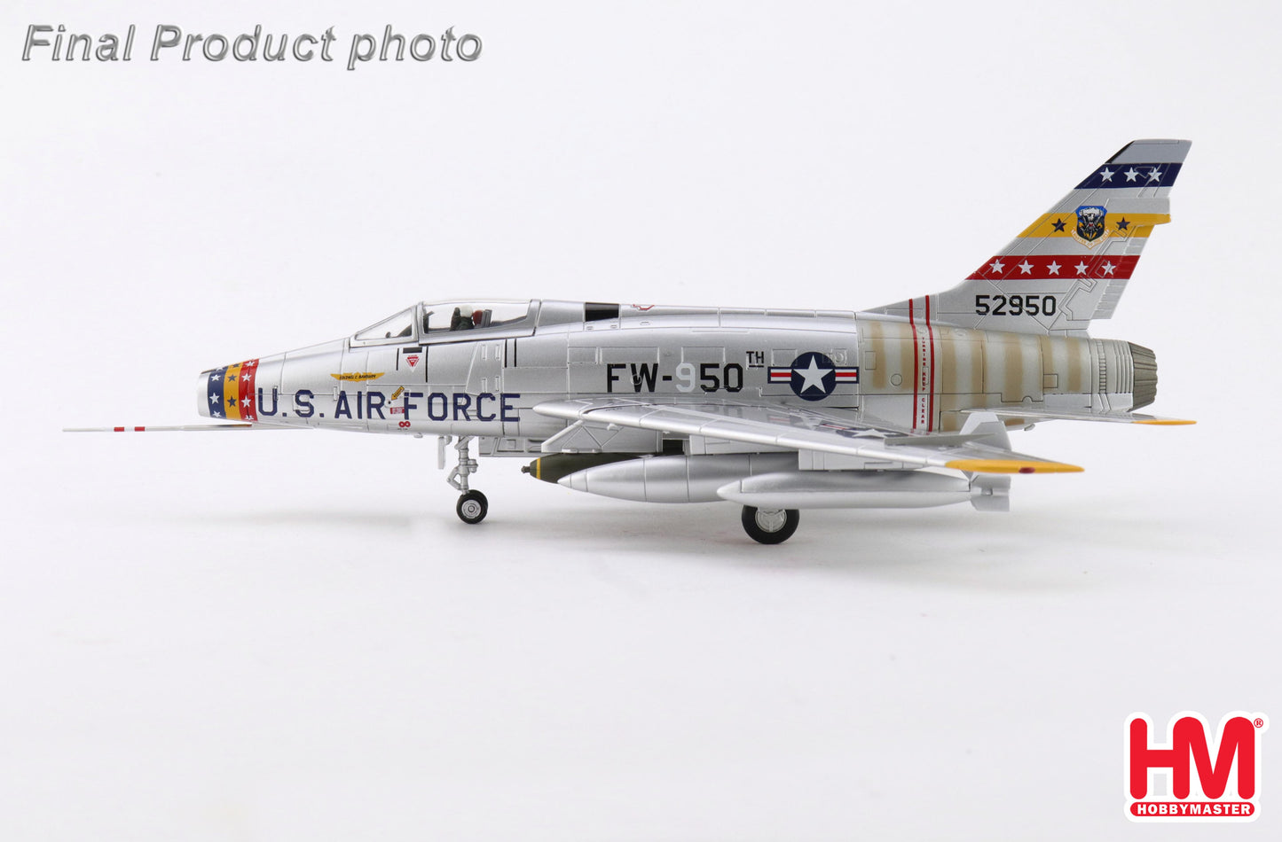 1/72 F-100D Super Sabre 55-2950 81st TFS 50th TFW France 1958