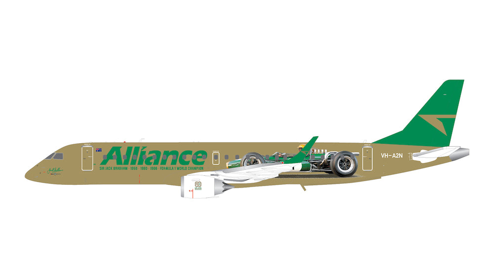 1/400 Alliance E190 VH-A2N Sir Jack Brabham Forumula 1 Car