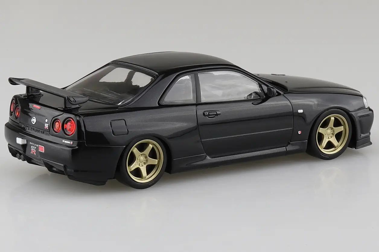 1/32 SNAP NISSAN R34 SKYLINE GT-R CUSTOM WHEEL (Black Pearl)