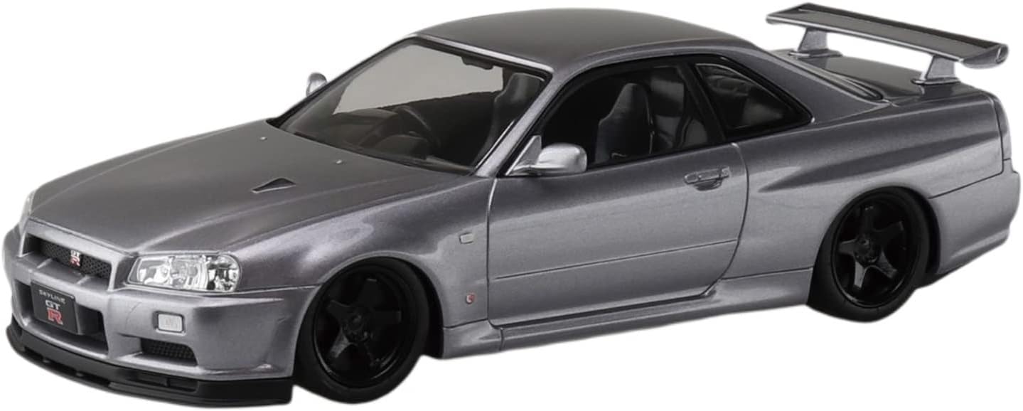 1/32 SNAP NISSAN R34 SKYLINE GT-R CUSTOM WHEEL (Athletic Silver)