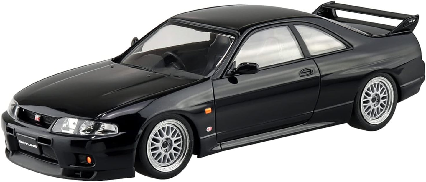 1/32 SNAP NISSAN R33 SKYLINE GT-R CUSTOM WHEEL (Black)