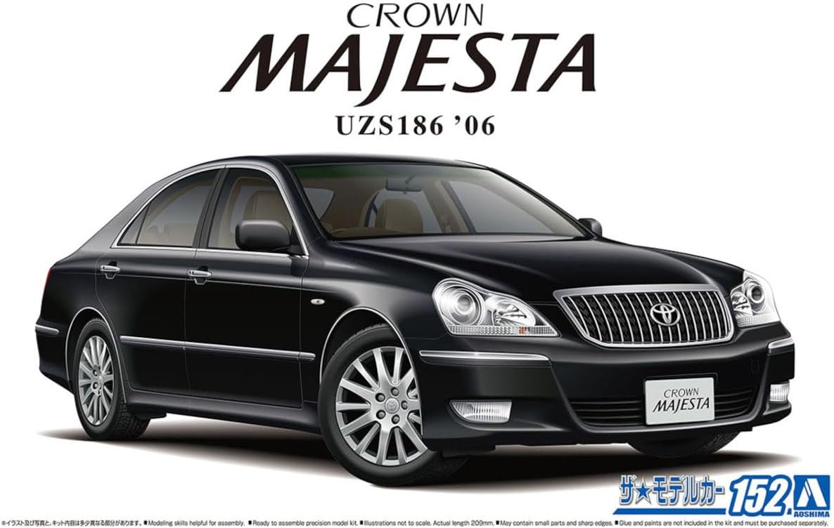 1/24 TOYOTA UZS186 CROWN MAJESTA '06