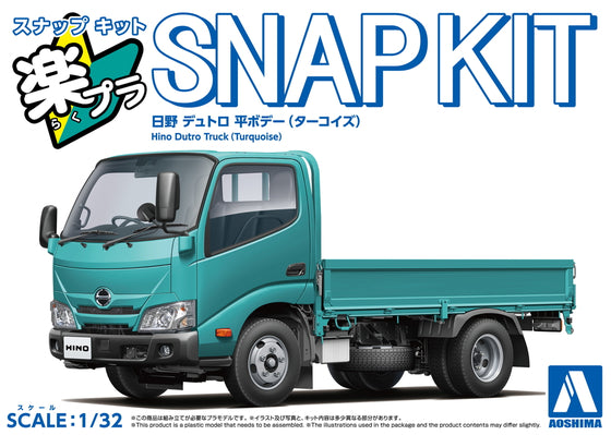 1/32 SNAP Hino Dutro Truck (Turquoise)