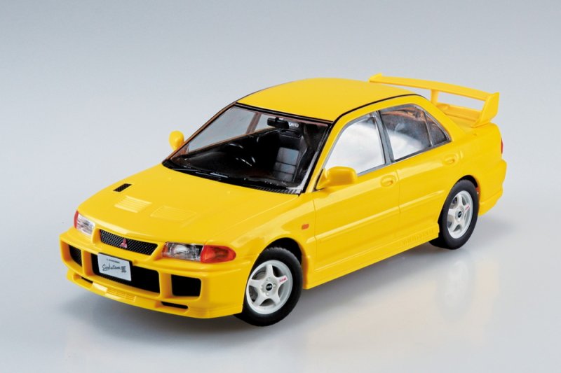 1/24 SNAP CE9A Lancer GSR Evolution III 1995 (Dandelion Yellow)