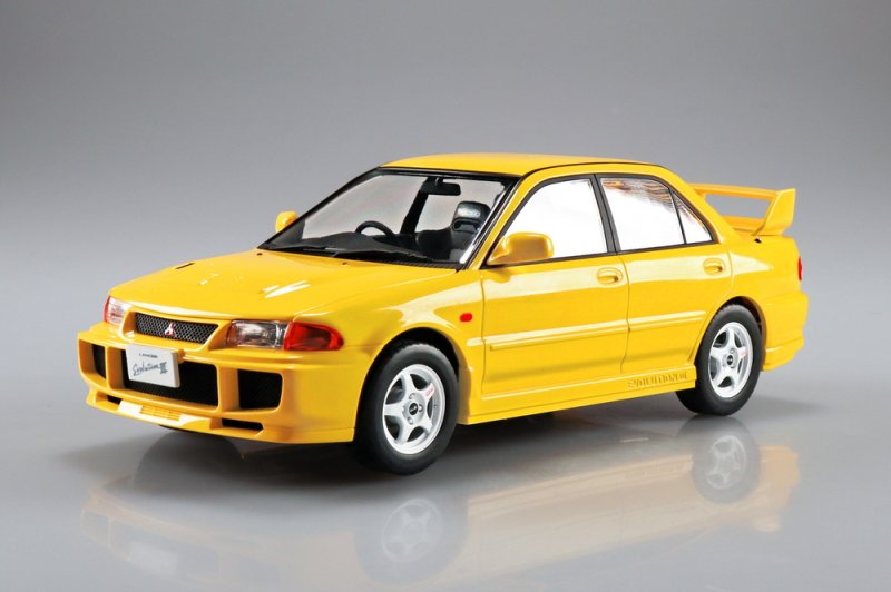 1/24 SNAP CE9A Lancer GSR Evolution III 1995 (Dandelion Yellow)