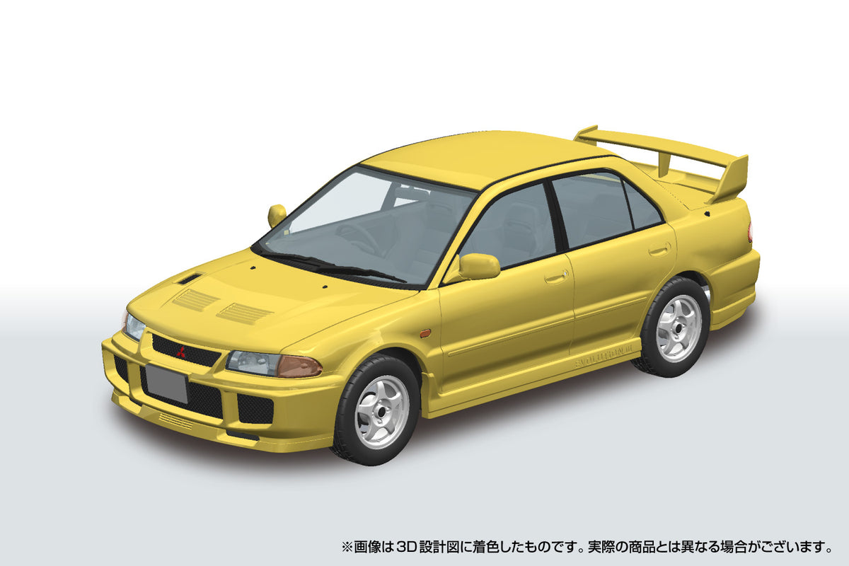 1/24 SNAP CE9A Lancer GSR Evolution III 1995 (Dandelion Yellow)