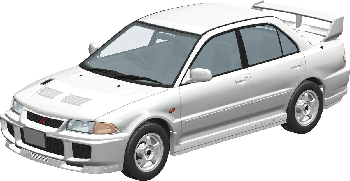 1/24 SNAP CE9A Lancer GSR Evolution III 1995 (Scotia White)