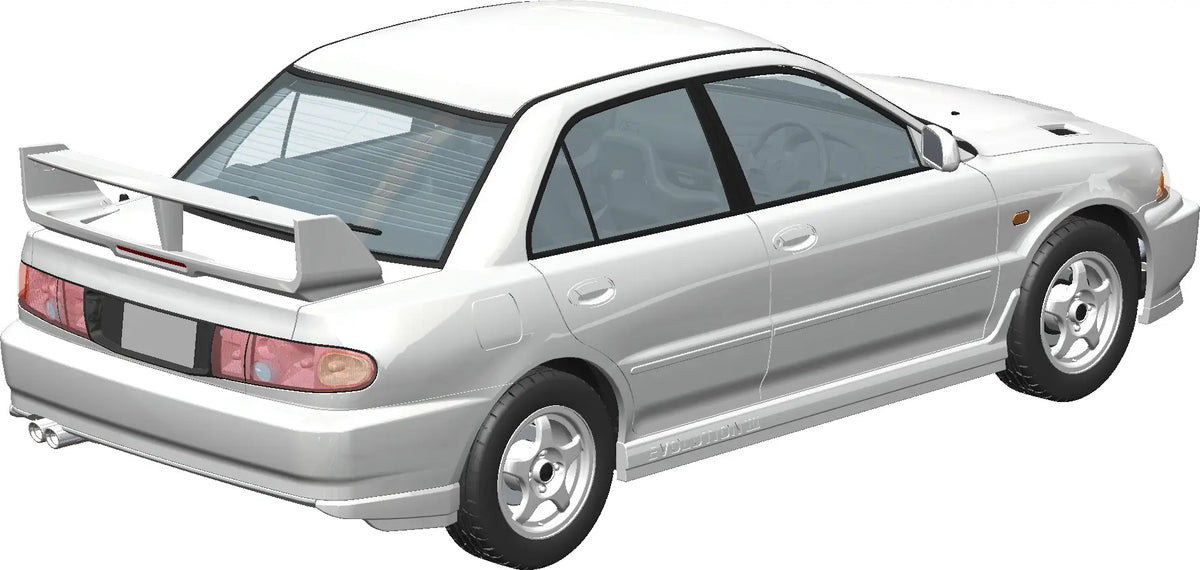 1/24 SNAP CE9A Lancer GSR Evolution III 1995 (Scotia White)