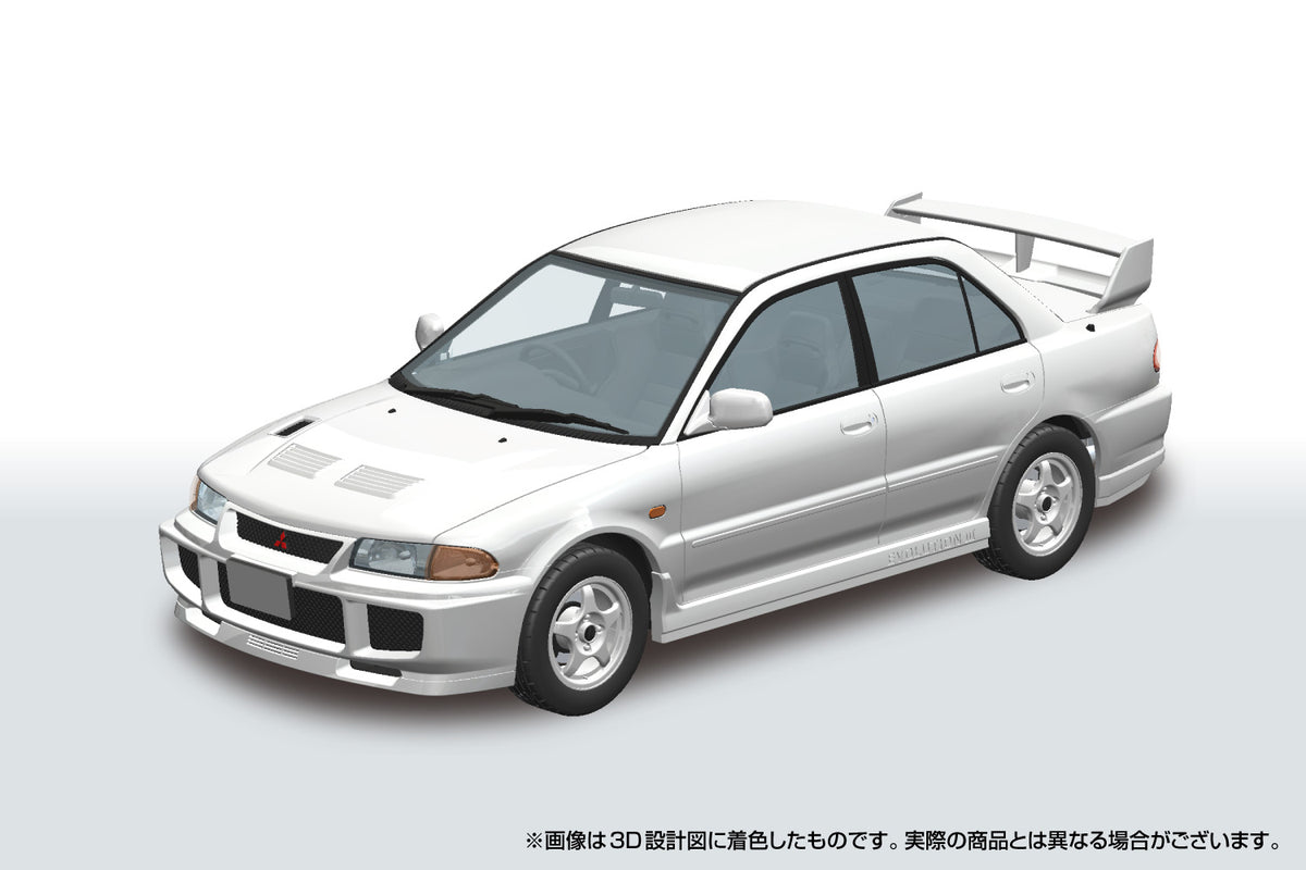 1/24 SNAP CE9A Lancer GSR Evolution III 1995 (Scotia White)