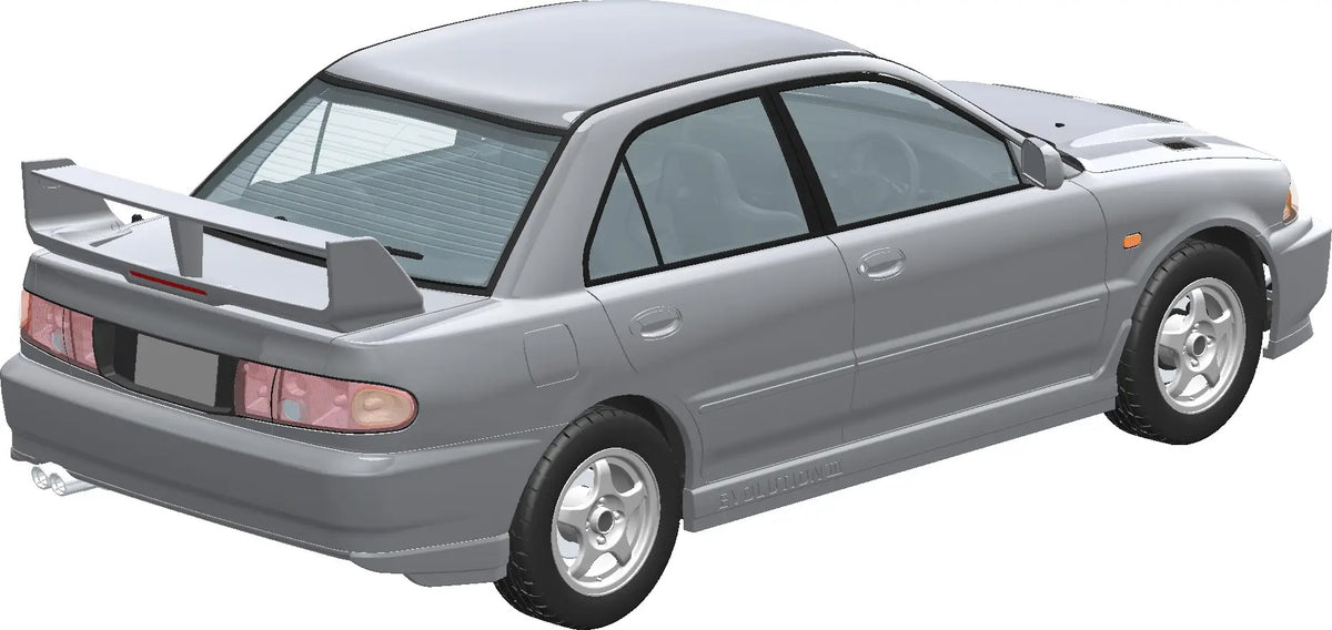 1/24 SNAP CE9A Lancer GSR Evolution III 1995 (Queens Silver)