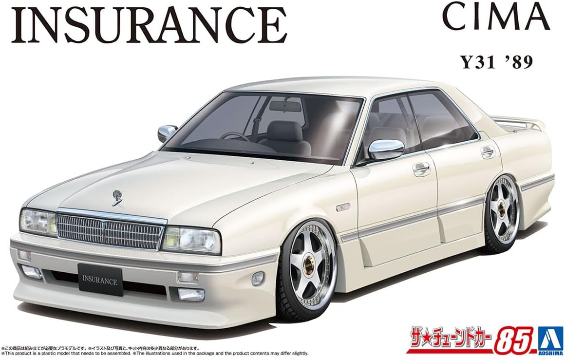 1/24 Insurance NISSAN Y31 CIMA '89