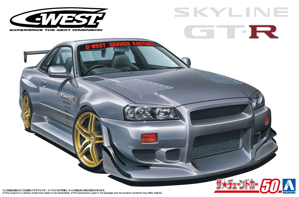1/24 C-WEST NISSAN BNR34 Skyline GT-R '02