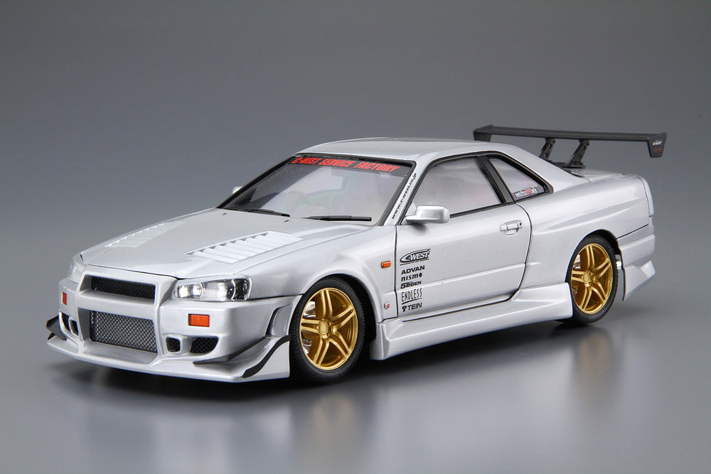 1/24 C-WEST NISSAN BNR34 Skyline GT-R '02