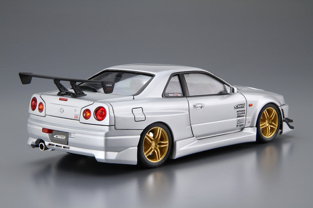 1/24 C-WEST NISSAN BNR34 Skyline GT-R '02