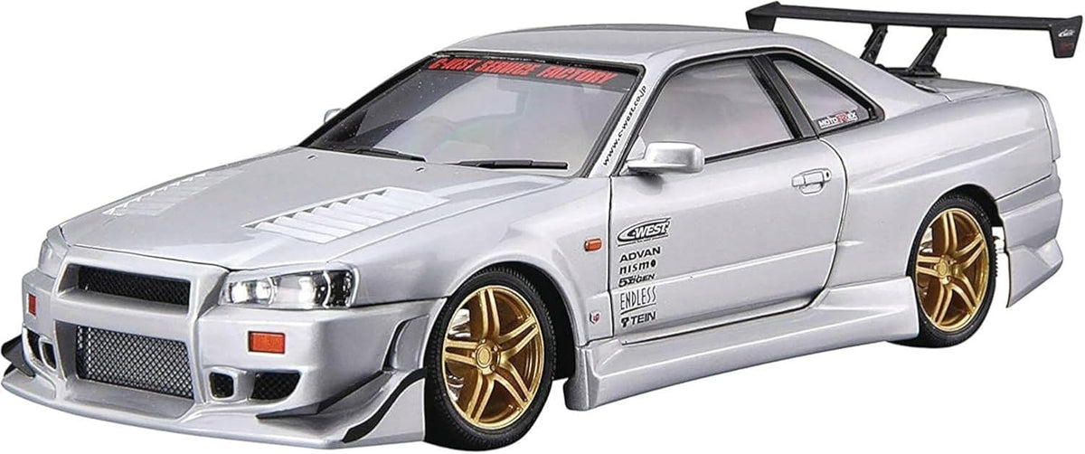1/24 C-WEST NISSAN BNR34 Skyline GT-R '02