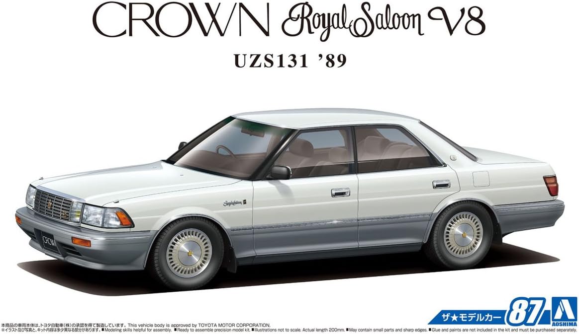 1/24 TOYOTA UZS131 Crown Royal Saloon G '89