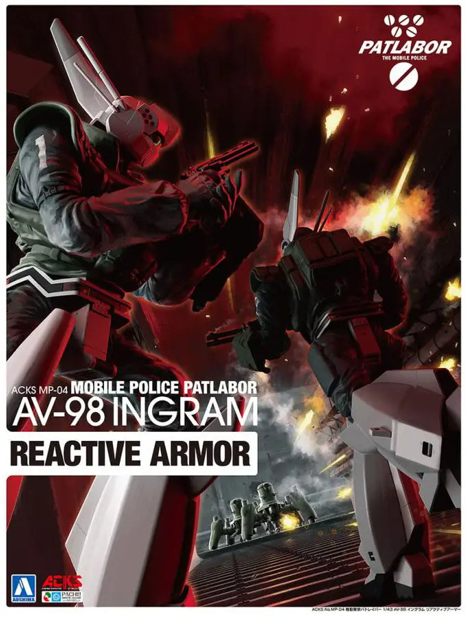 1/43 Mobile Police Patlabor AV-98 Ingram Reactive Armor