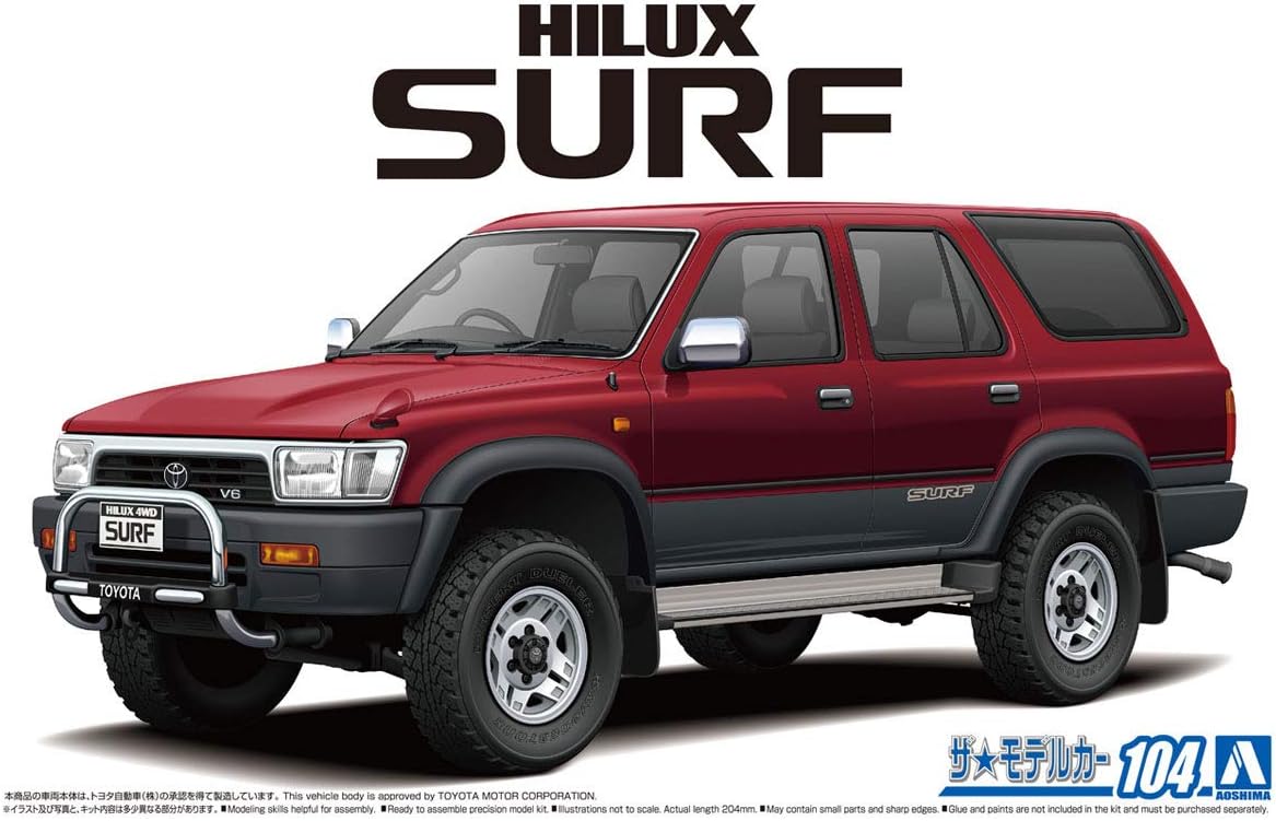 1/24 TOYOTA VZN130G Hilux Surf SSR-X Wide Body '91