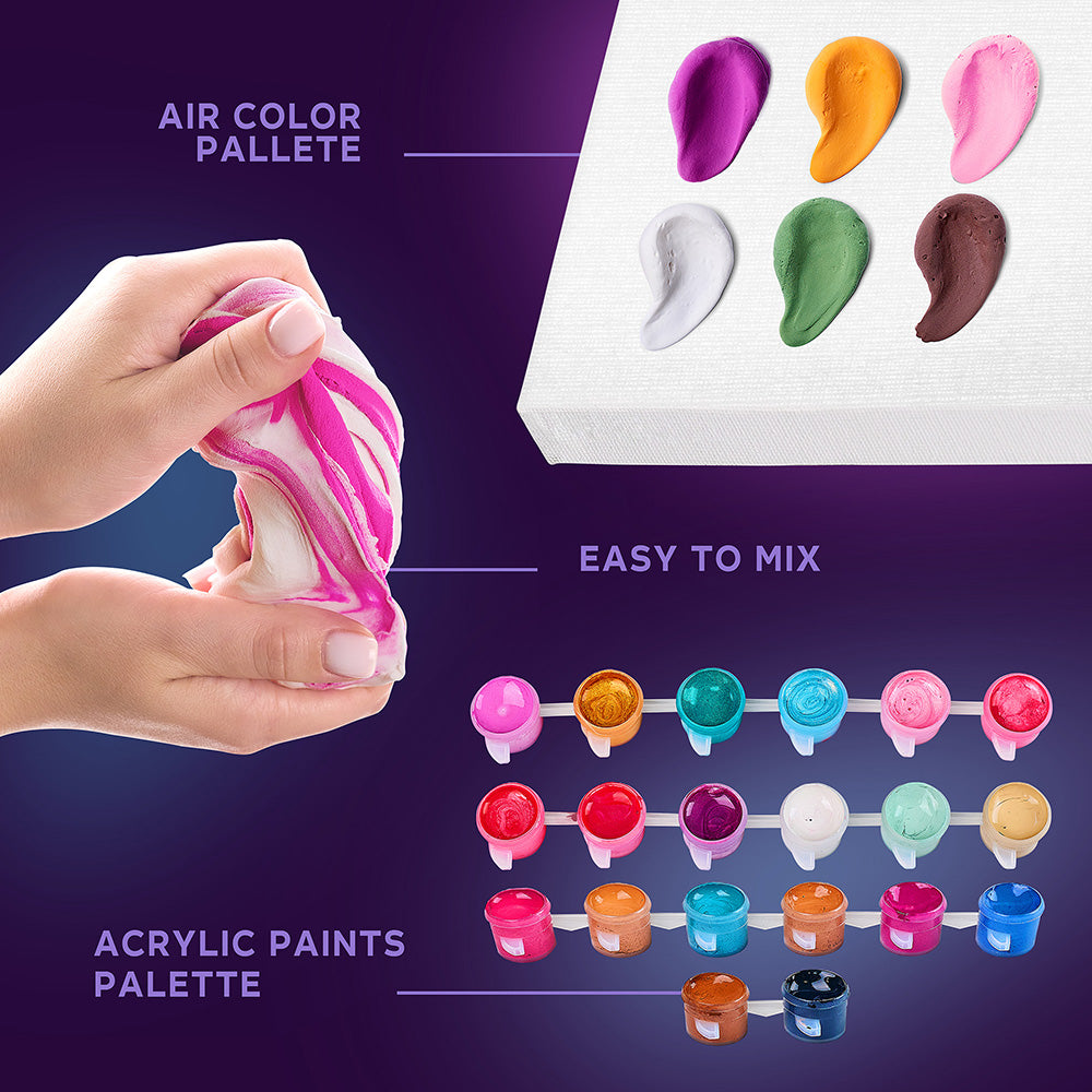 3D Modeling+Painting Kit 30x40cm - Hummingbirds in Love